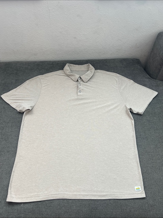 Vuori Other - Vuori Men's Polo in Light Beige Heather